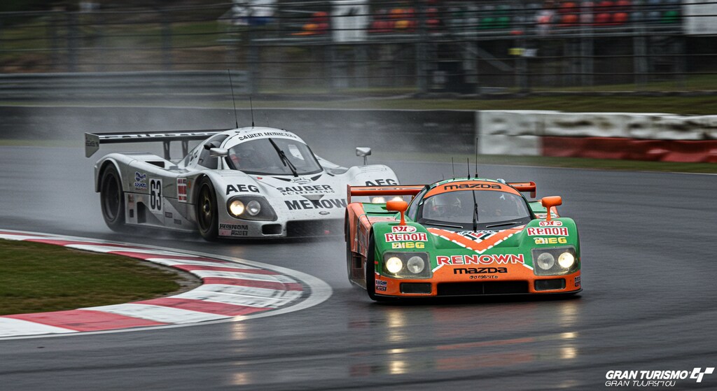 マツダ787Bレーシングカー