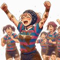 🏉泥まみれの女子ラグビー 143 5枚目