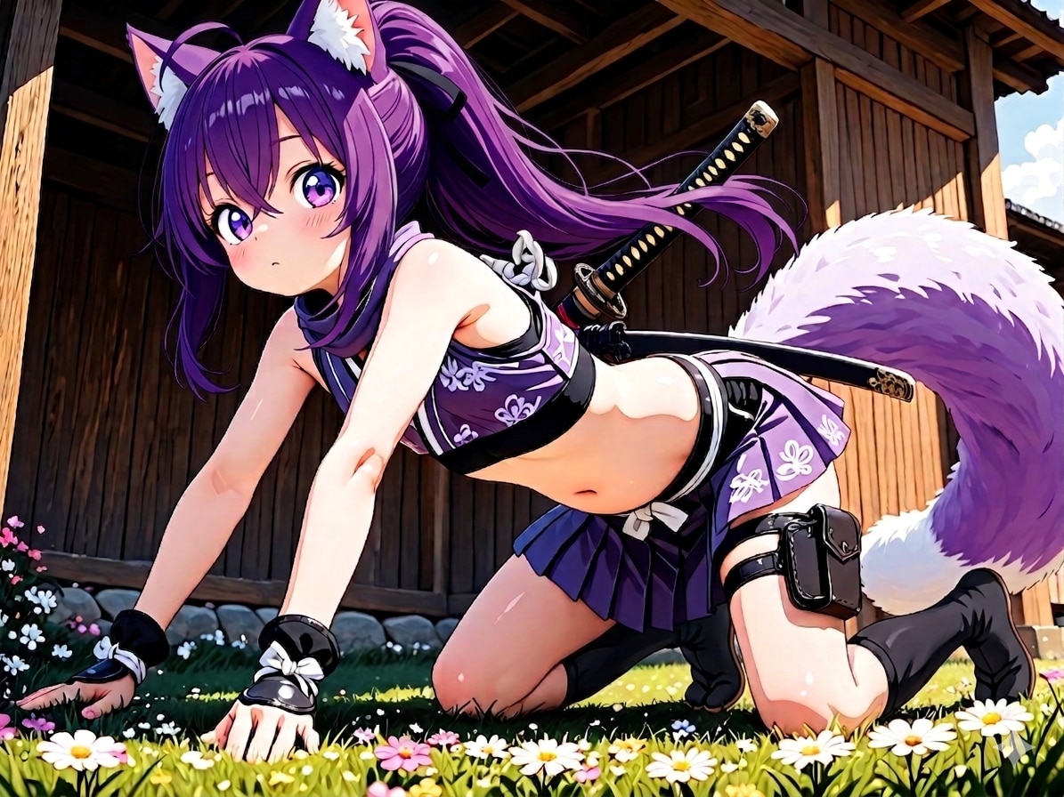 ケモノなクノイチ | の人気AIイラスト・グラビア