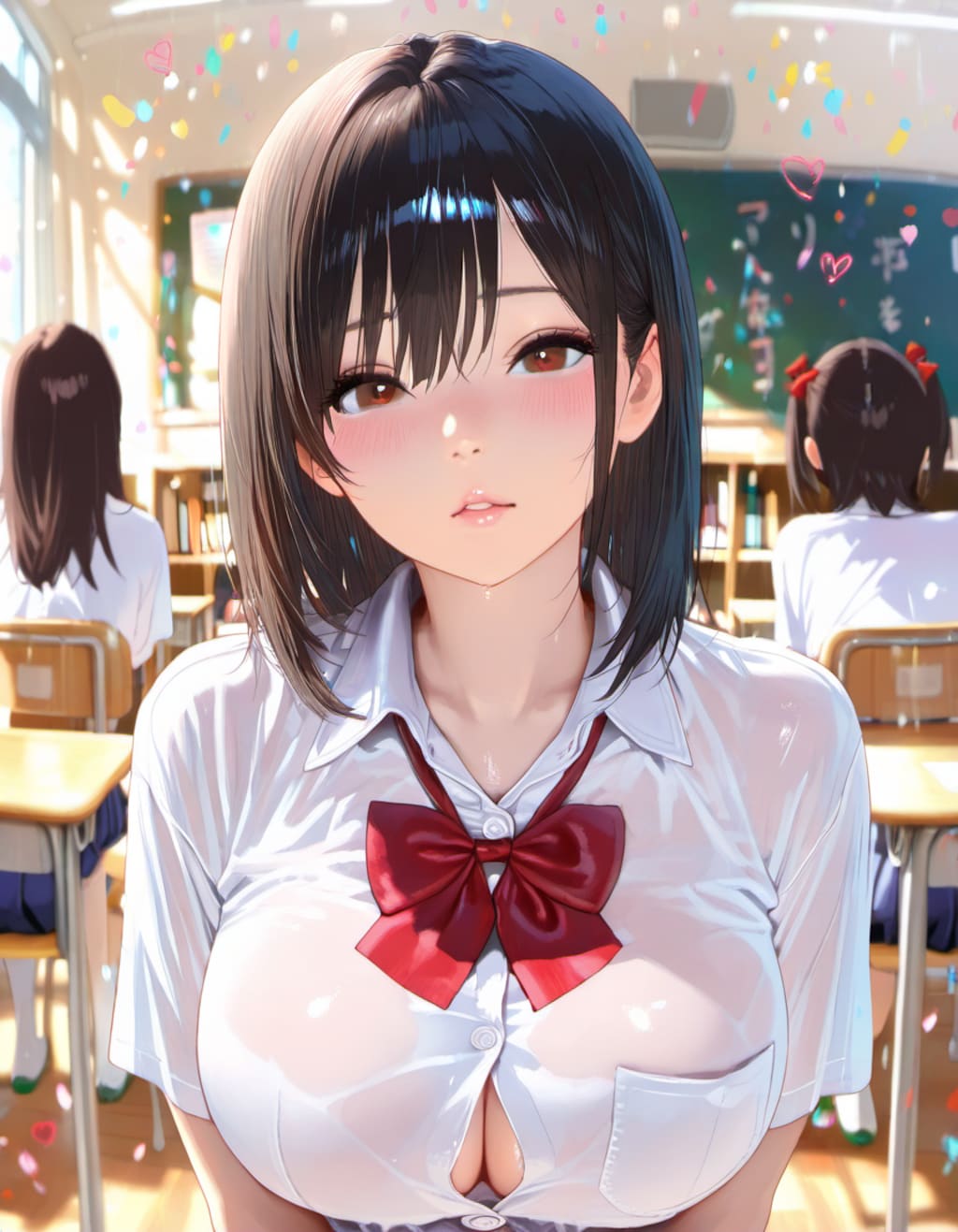 隠しきれないボリューム