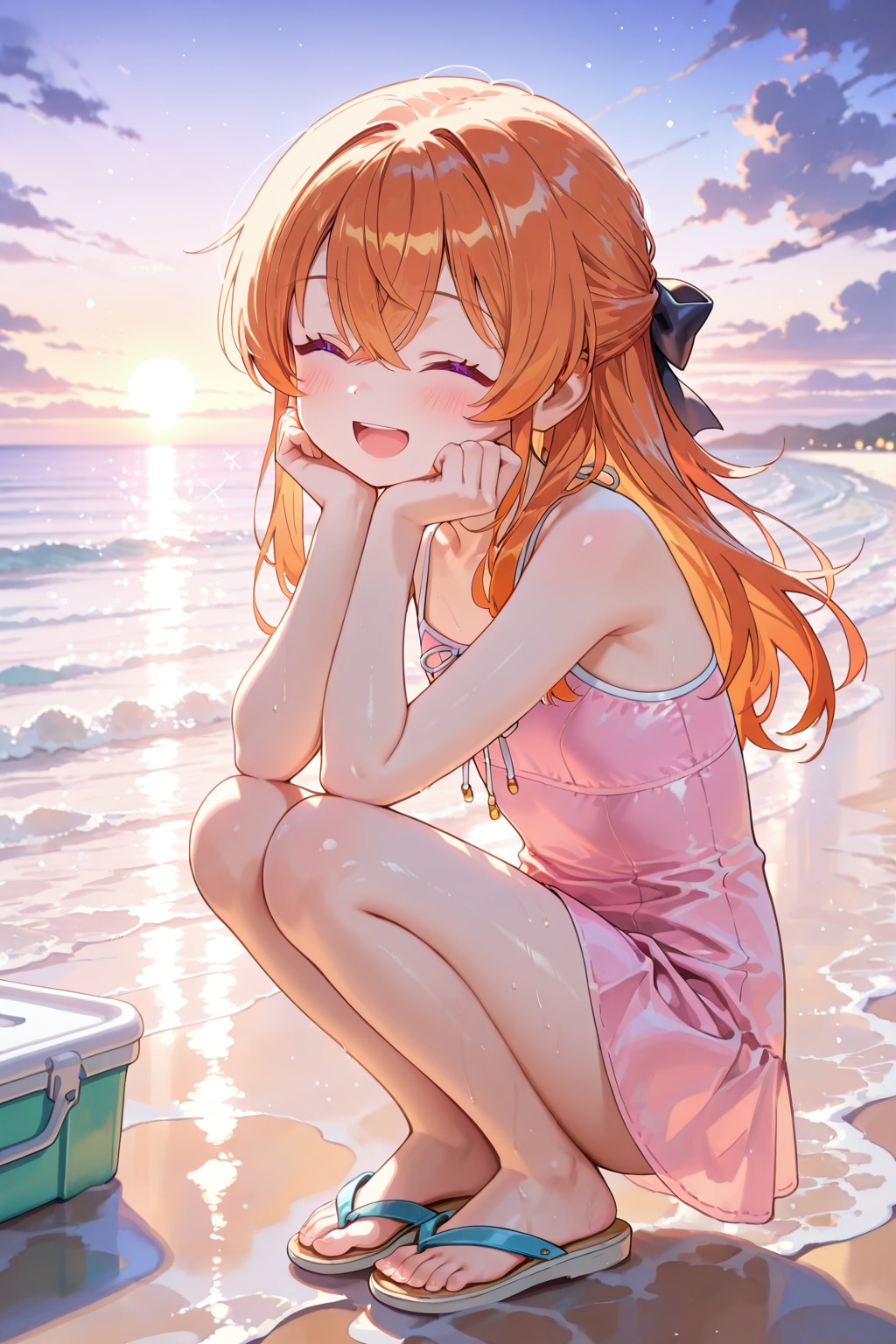 【 👘ちちぷい公式投稿企画：夏の思い出🎆 】🏖️✨ 冬華ちゃんの夏休み ✨🍉