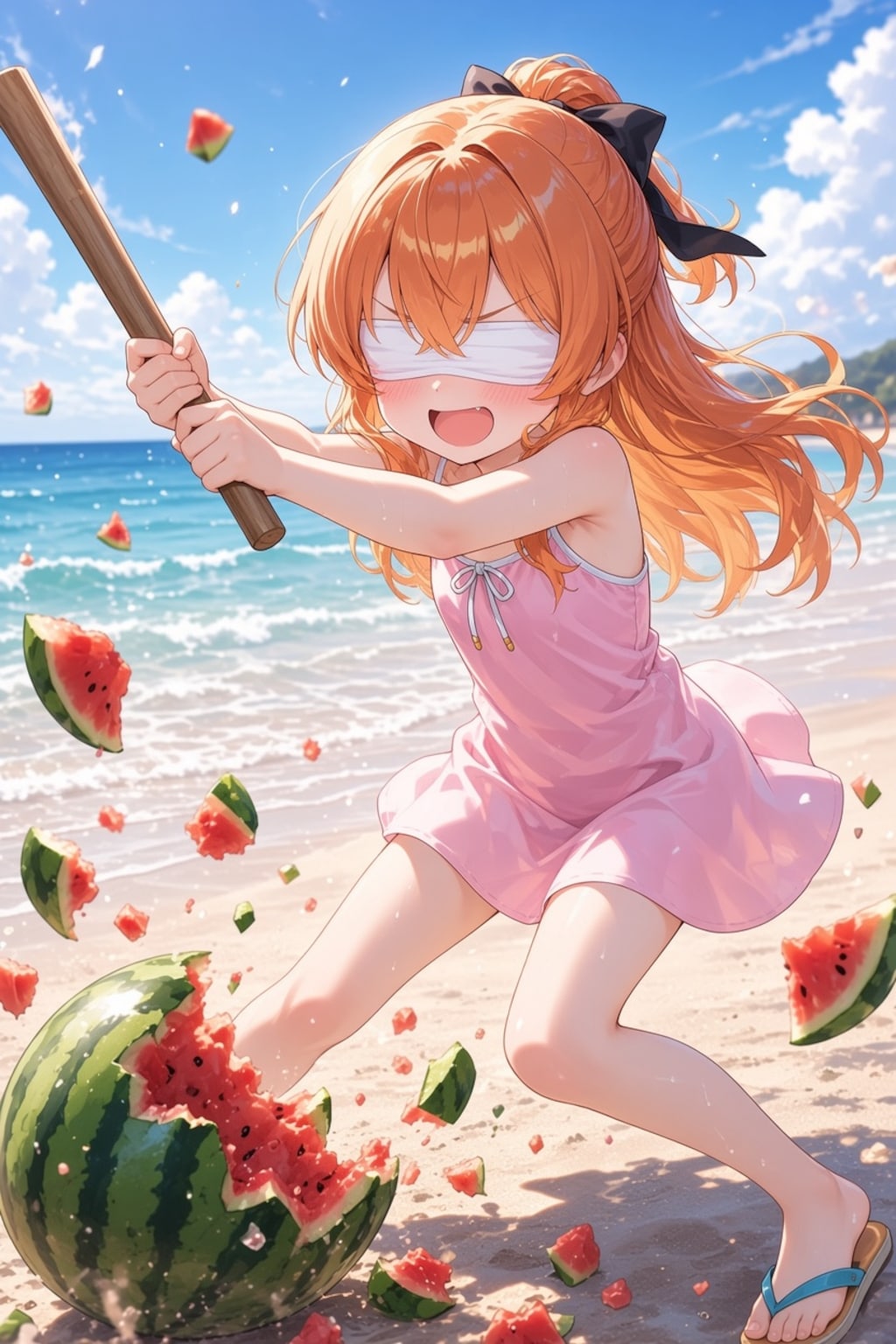 【 👘ちちぷい公式投稿企画：夏の思い出🎆 】🏖️✨ 冬華ちゃんの夏休み ✨🍉