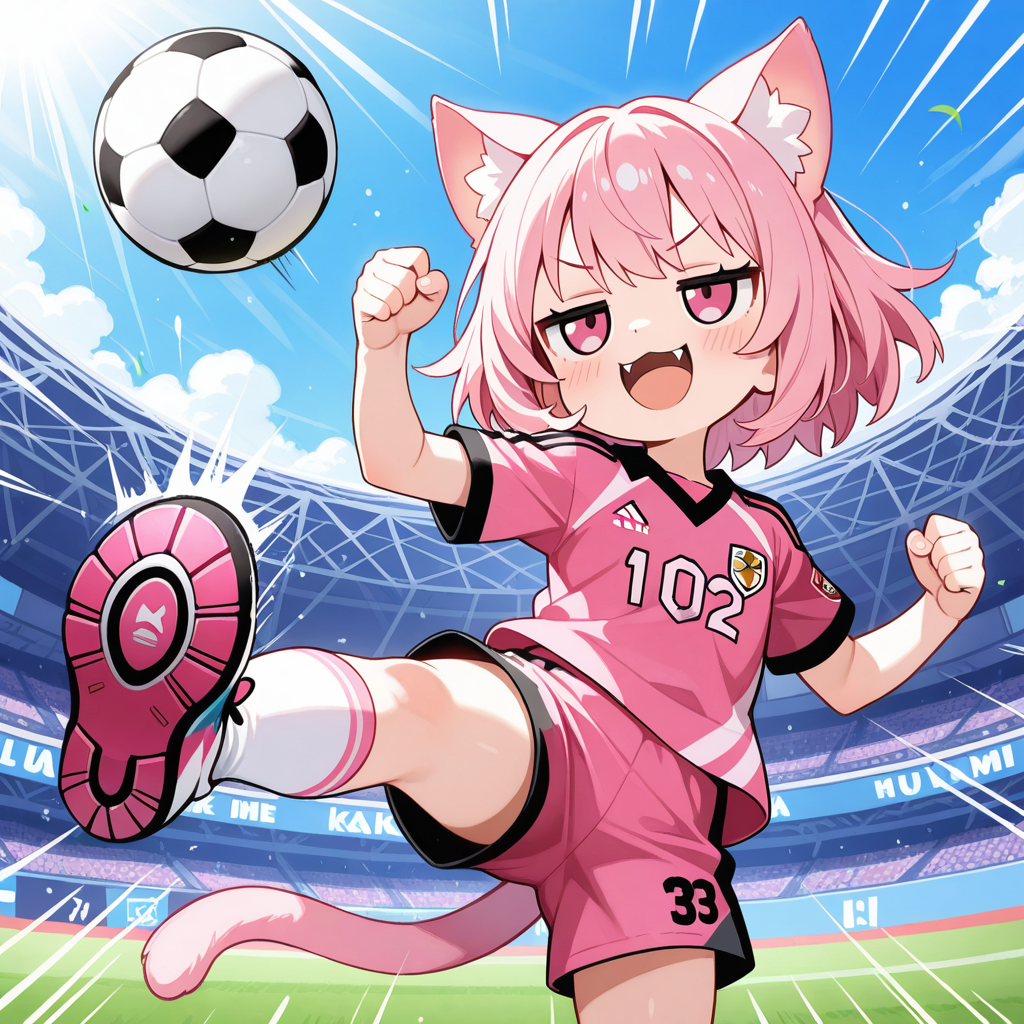 サッカーねこちゃん！！