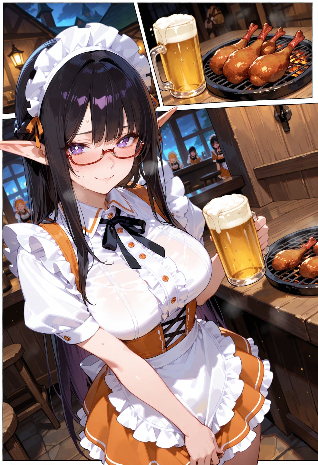 健啖給仕エルフさん。