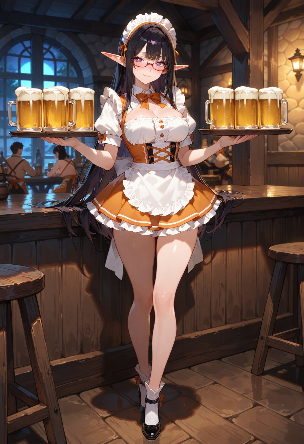 健啖給仕エルフさん。