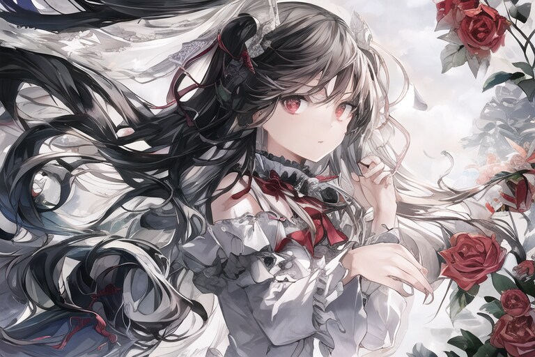 薔薇を添えて、