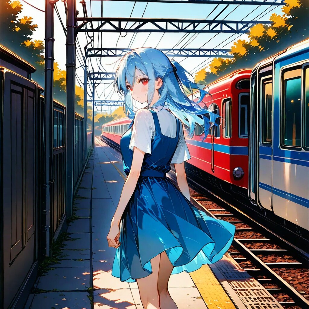 田舎で出会った少女