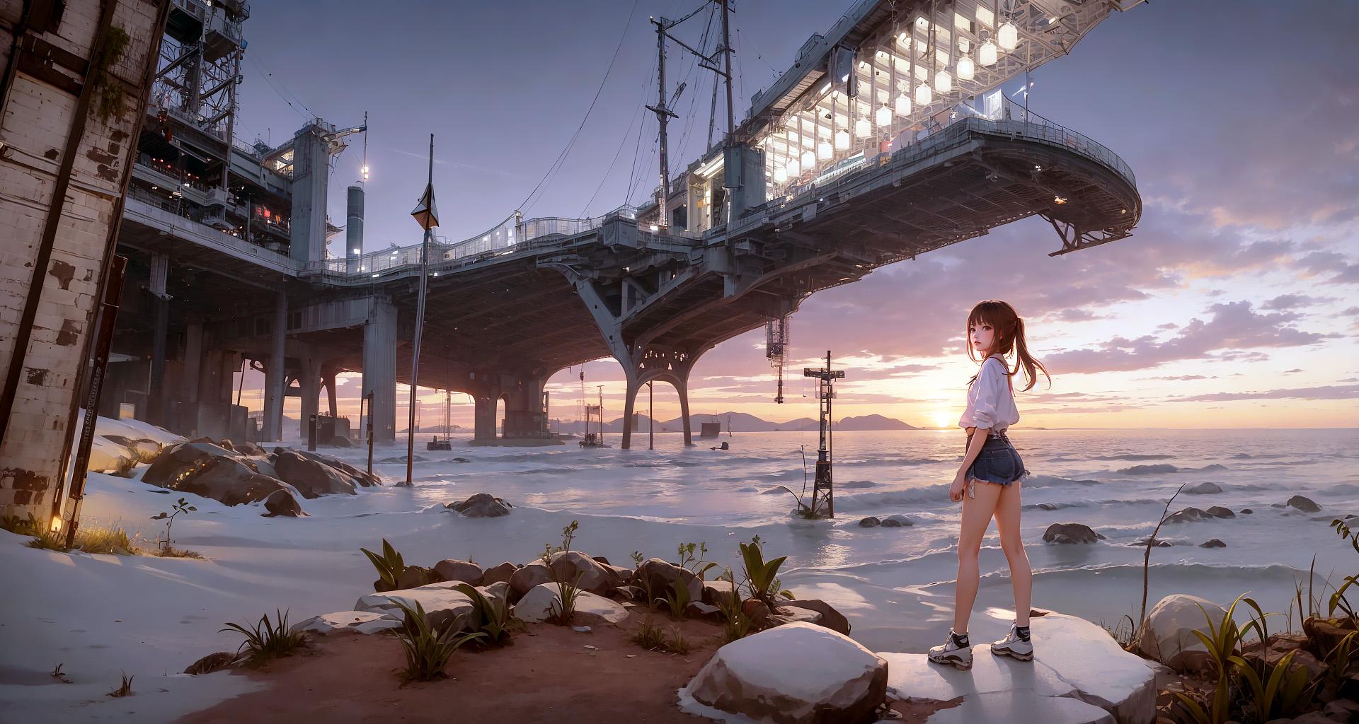 夕闇と少女⑨