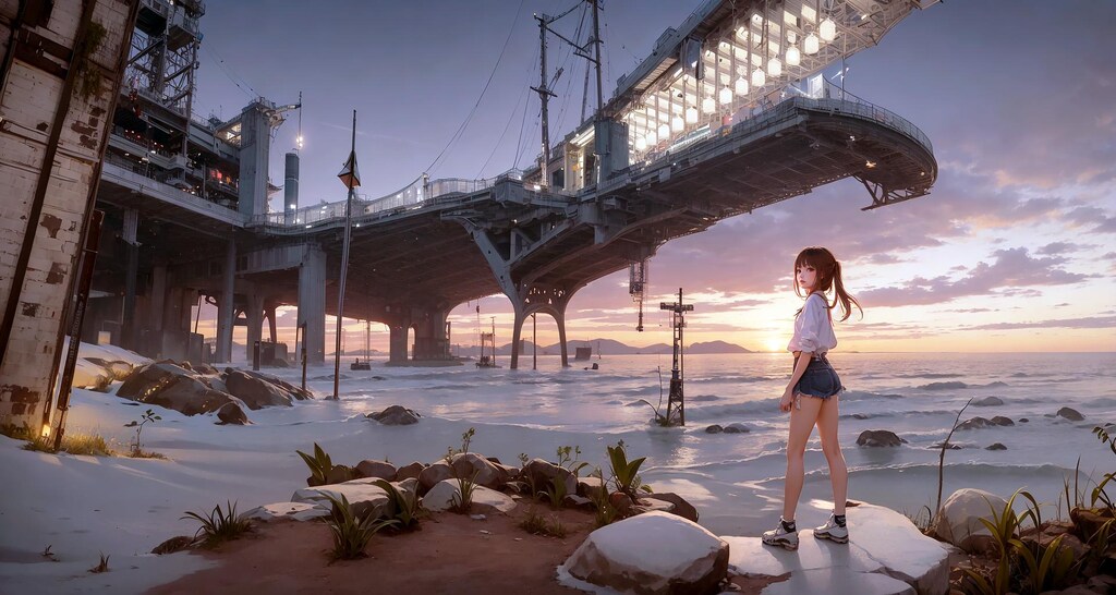 夕闇と少女⑨