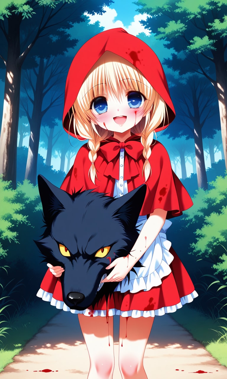 赤ずきんちゃんは何故赤い | の人気AIイラスト・グラビア