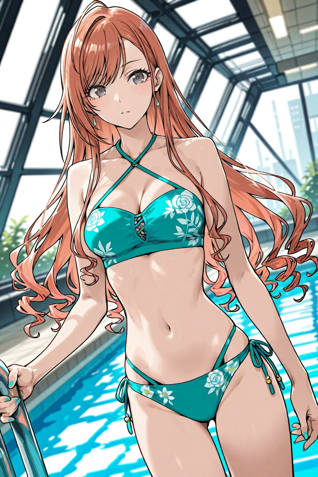 本当に良かったの・・・自由時間にプールに行ってもいいだなんて。