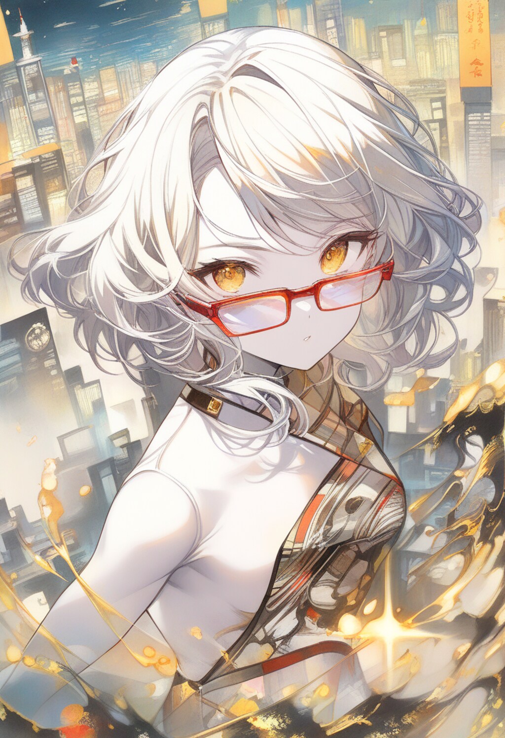 白ちゃんと眼鏡【畫風変更】