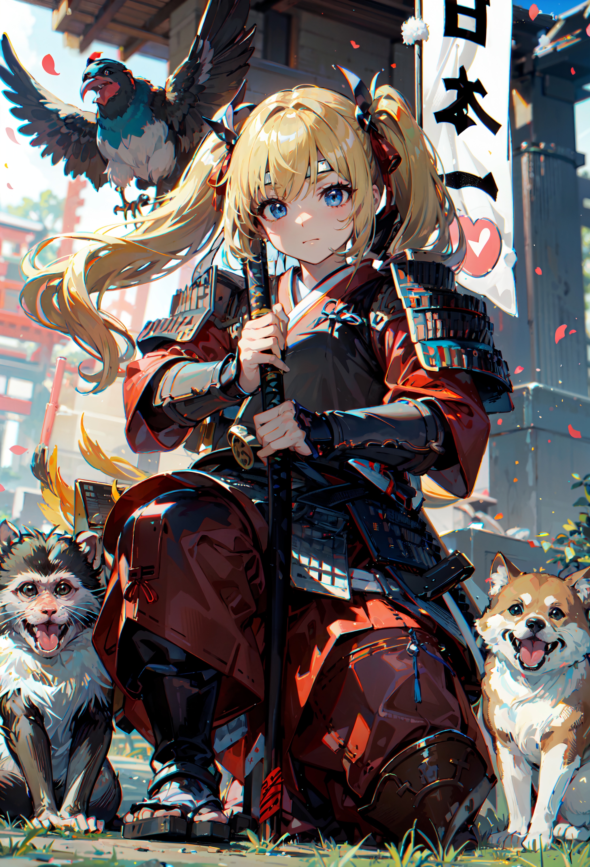 桃太郎美桜ちゃん侍 | の人気AIイラスト・グラビア