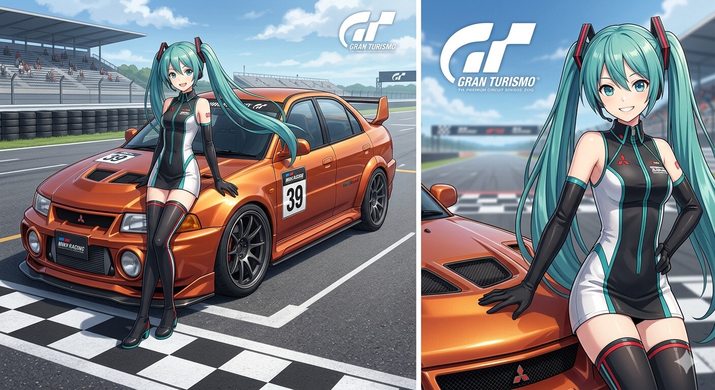 初音ミクとランサーエボリューション4