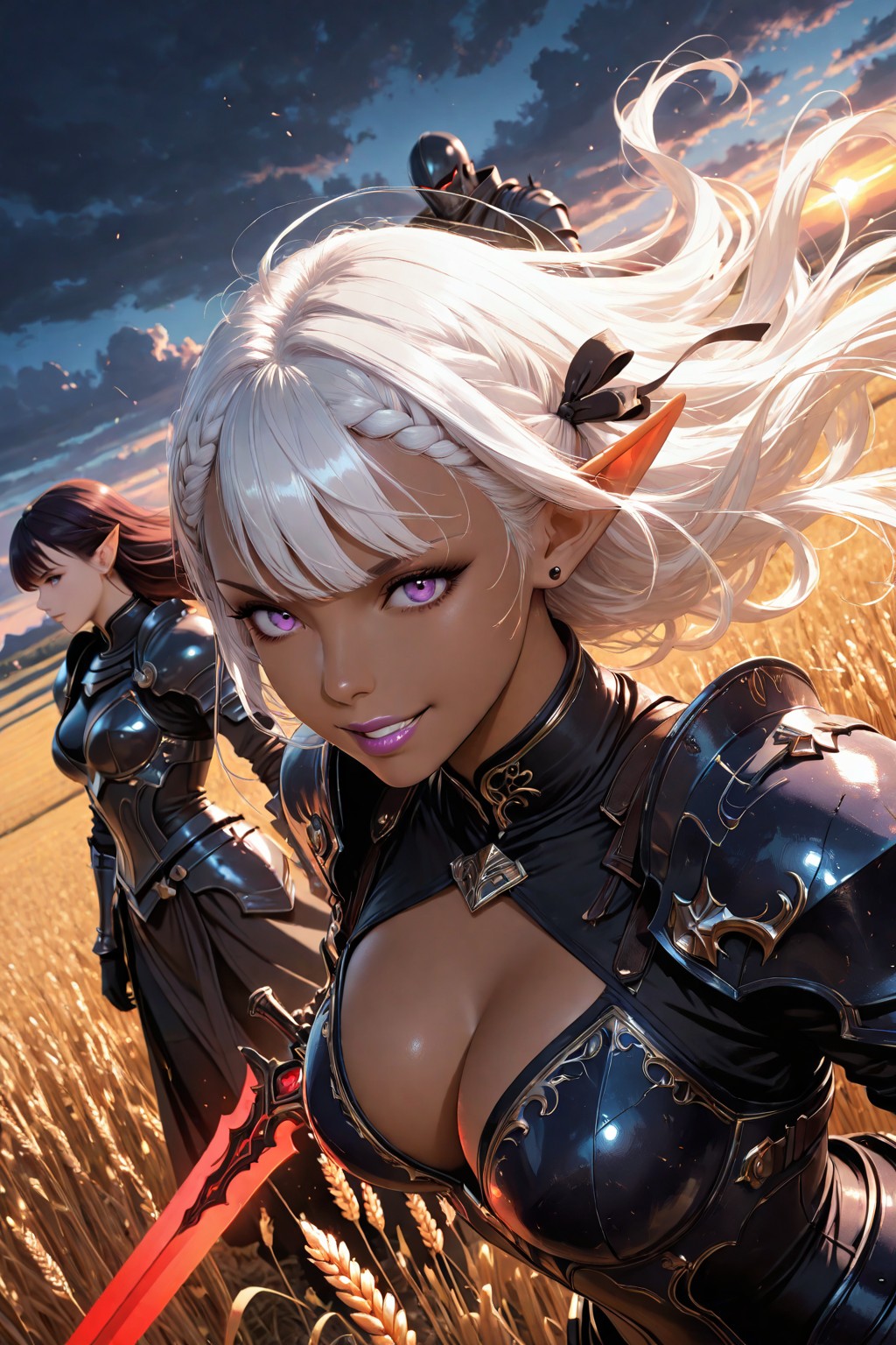 Beautiful Dark Elf（漆黒の傭兵・ダークエルフ【プロフィール・自己紹介／冒険者たち。篇】）