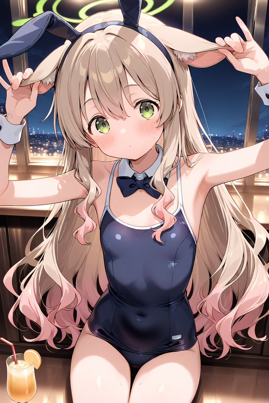 スク水タレ耳バニー
