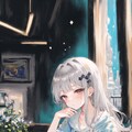 カフェ少女(SukiyakiMixV1) 3枚目