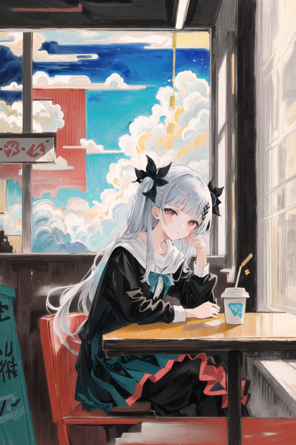 カフェ少女(SukiyakiMixV1)