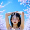 チューブトップ水着さん 5枚目