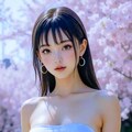 チューブトップ水着さん 12枚目