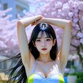 チューブトップ水着さん 7枚目