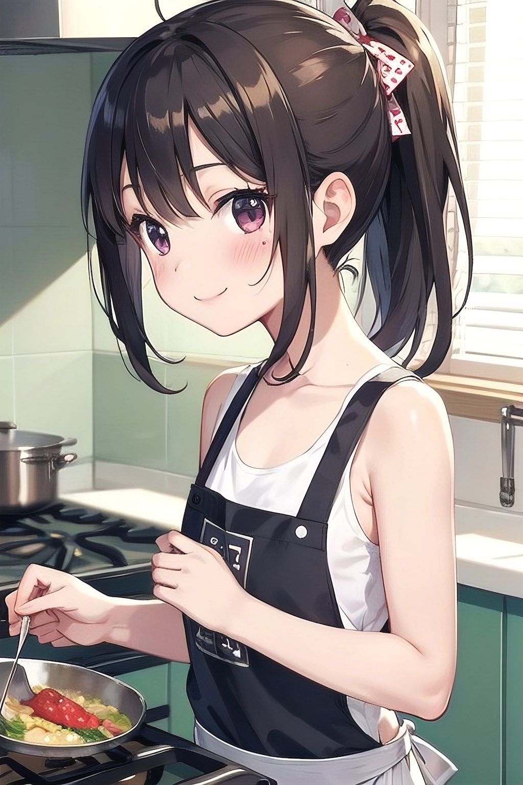 自宅で料理をする-02 ??