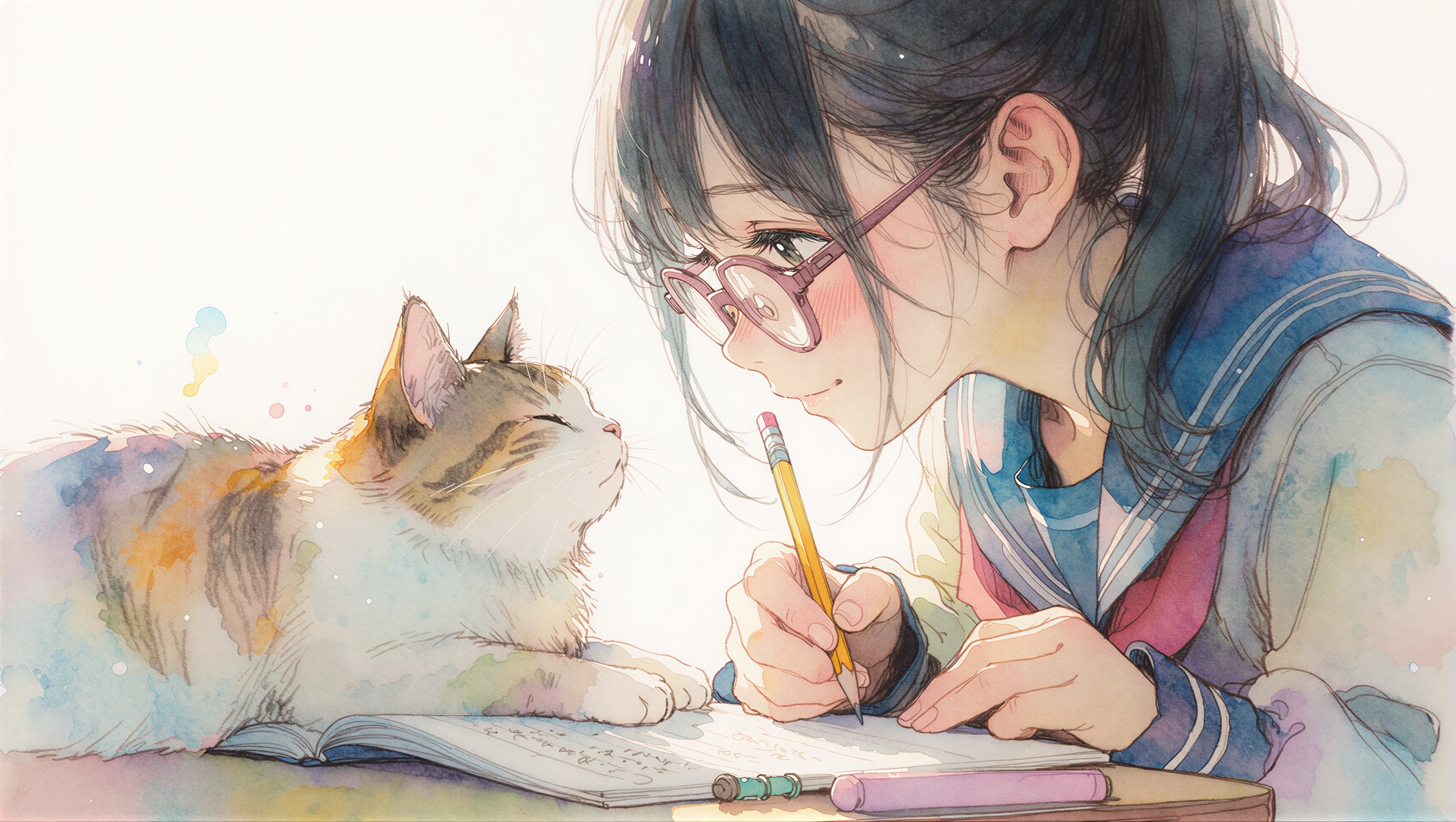 猫の家庭教師 | の人気AIイラスト・グラビア