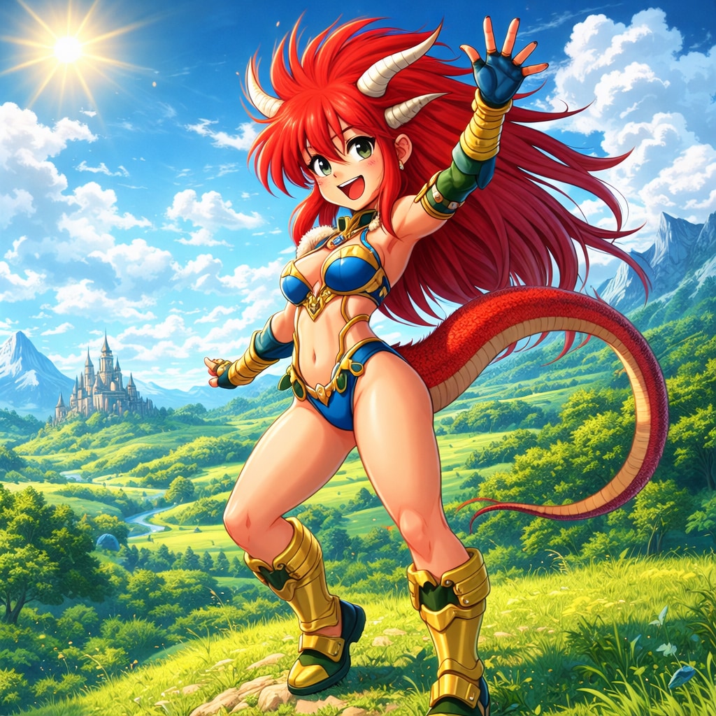 ドラゴンハーフ | の人気AIイラスト・グラビア