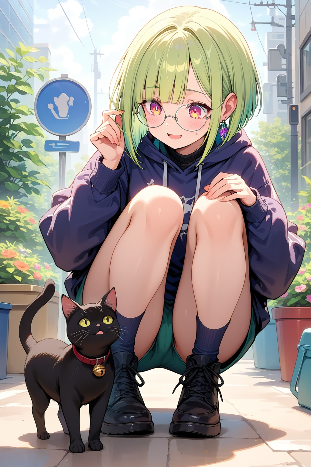 にゃんこ、どこ行く？
