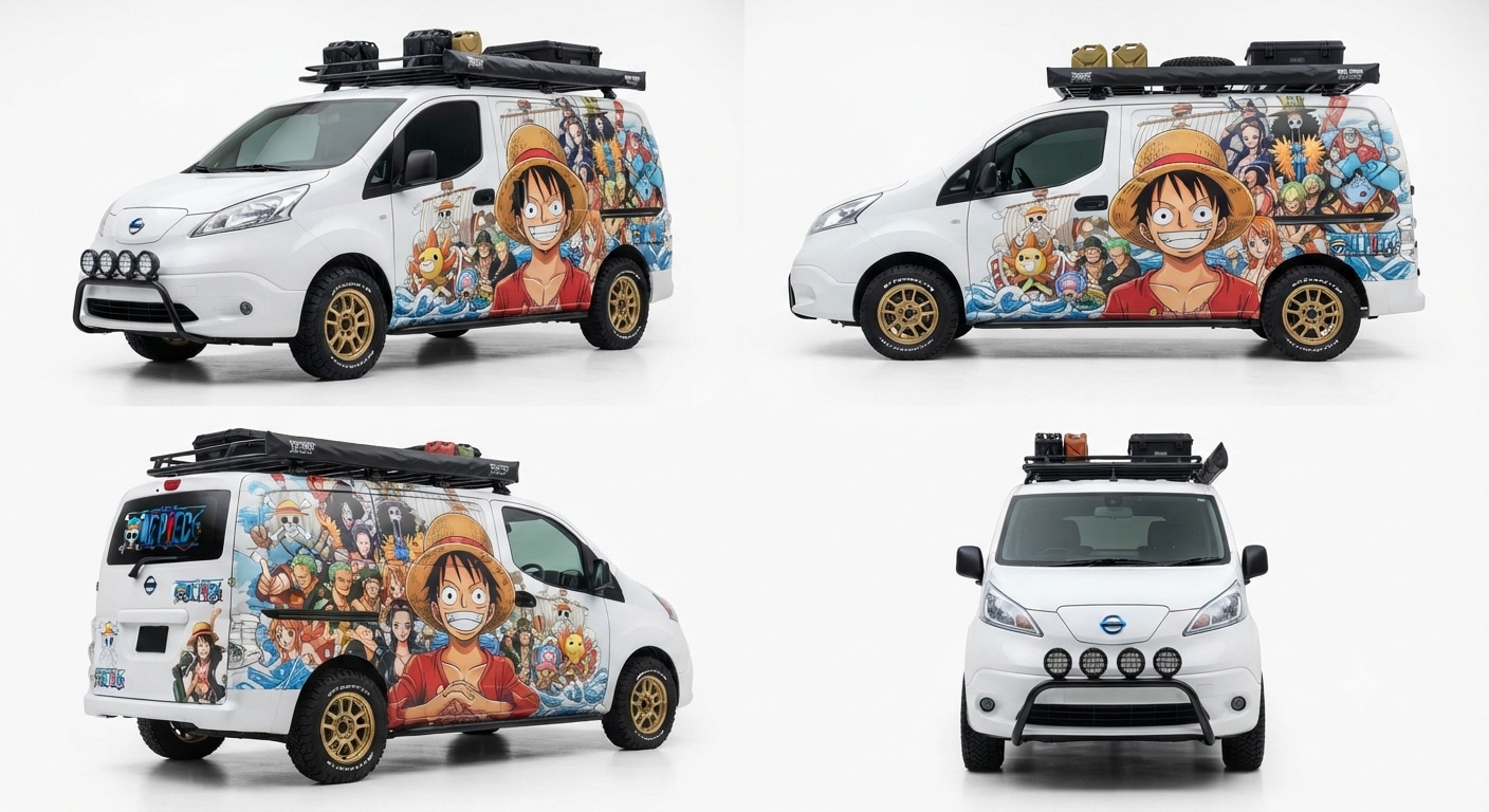 ワンピース痛車NV200 | の人気AIイラスト・グラビア