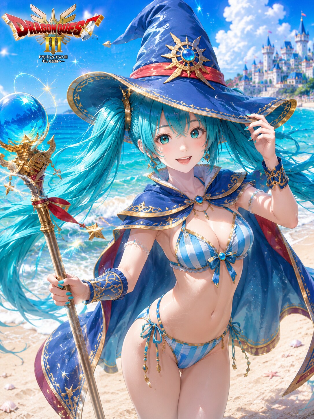魔法使いミクあぶない水着バージョン