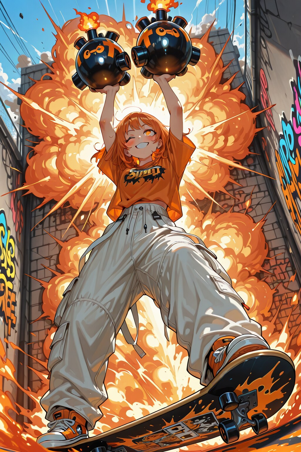 ヒップホップ爆弾撒き🧡彩ちゃん