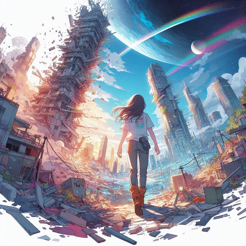 世界の崩壊と再生 | の人気AIイラスト・グラビア