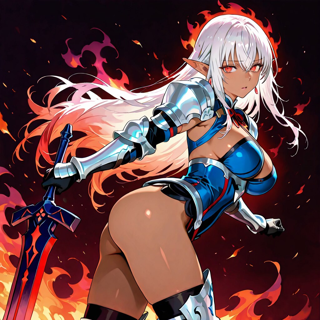 魔炎の魔界騎士フィアレーネ・エクサリオンのダークソード