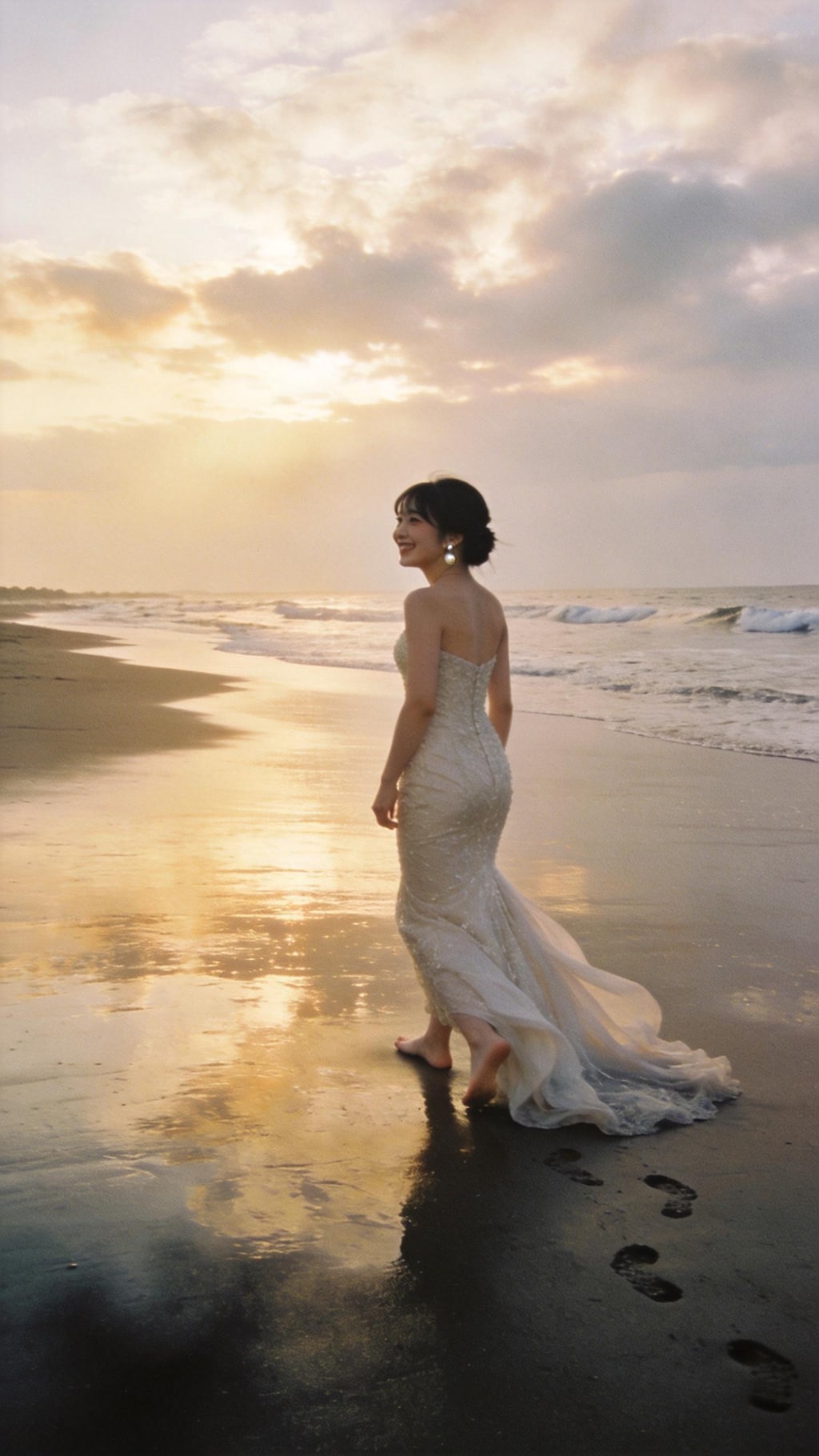 Barefoot Joy by the Sea