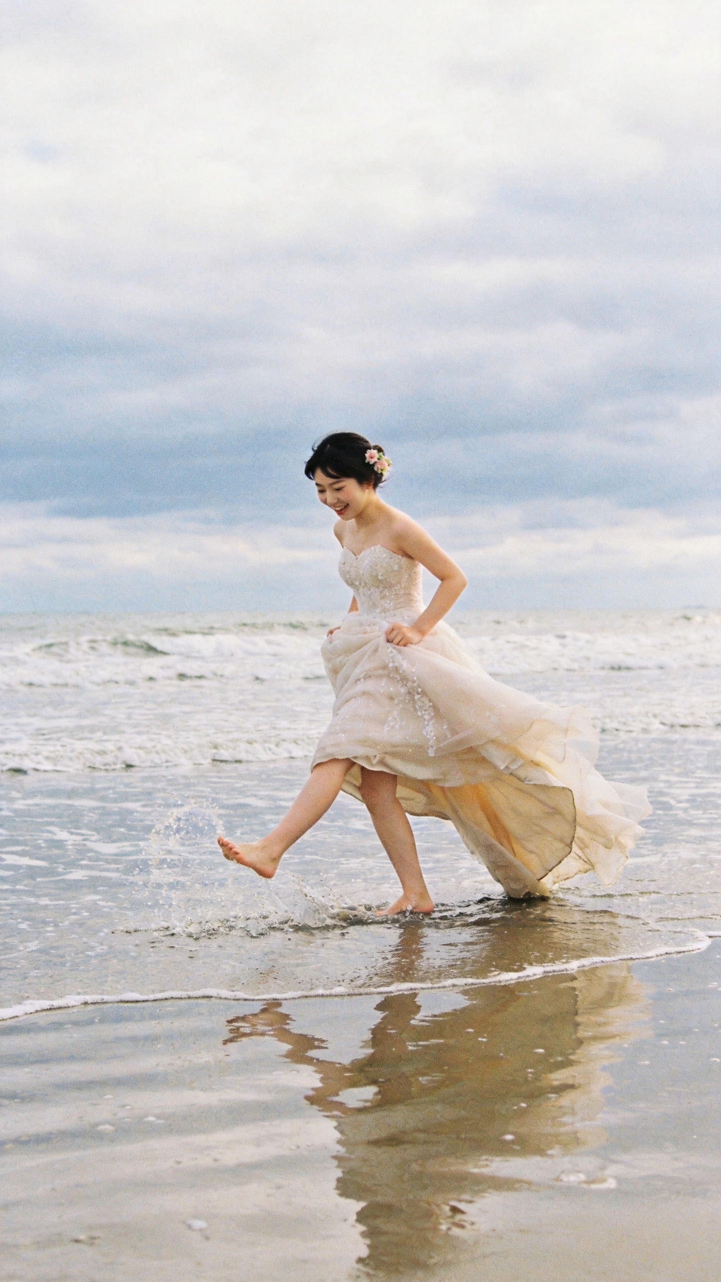 Barefoot Joy by the Sea