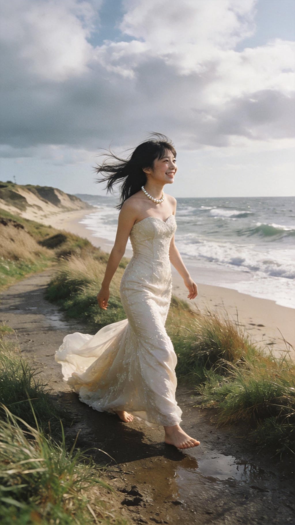 Barefoot Joy by the Sea