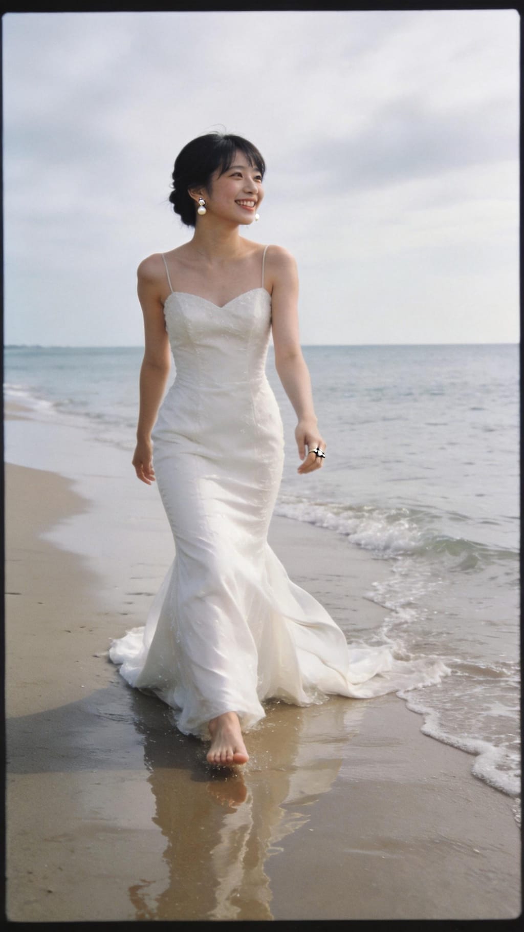 Barefoot Joy by the Sea