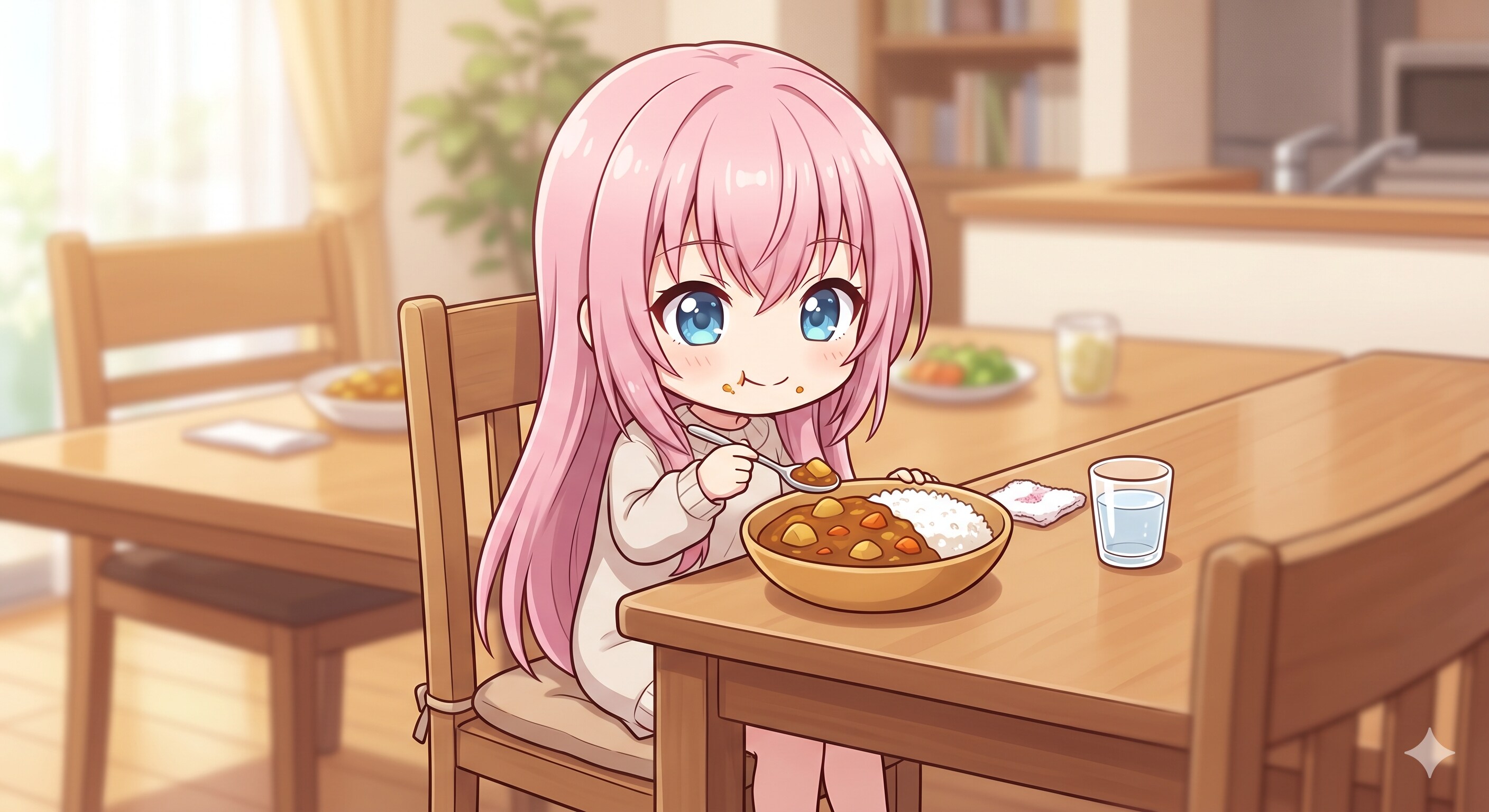 今日のお昼はカレーライスです | の人気AIイラスト・グラビア