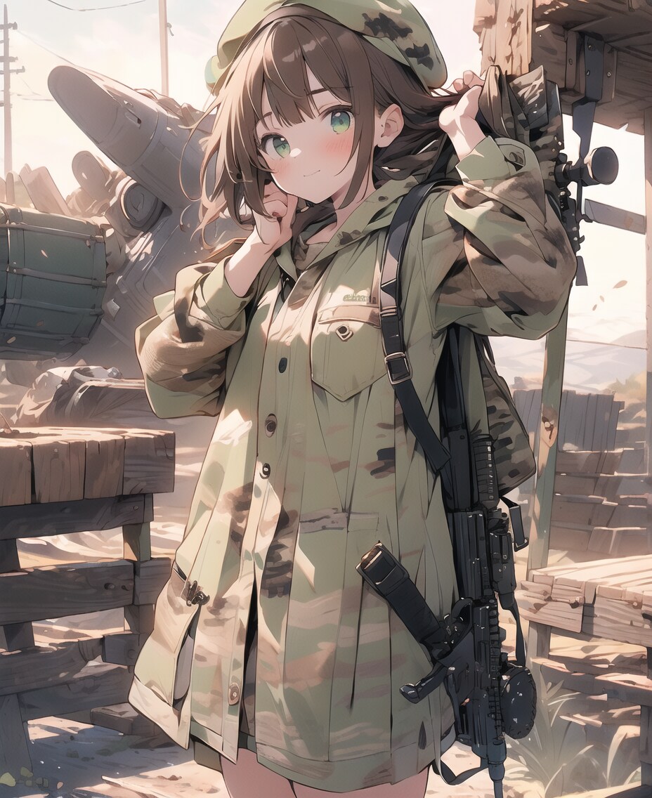 グリーンベレー少女