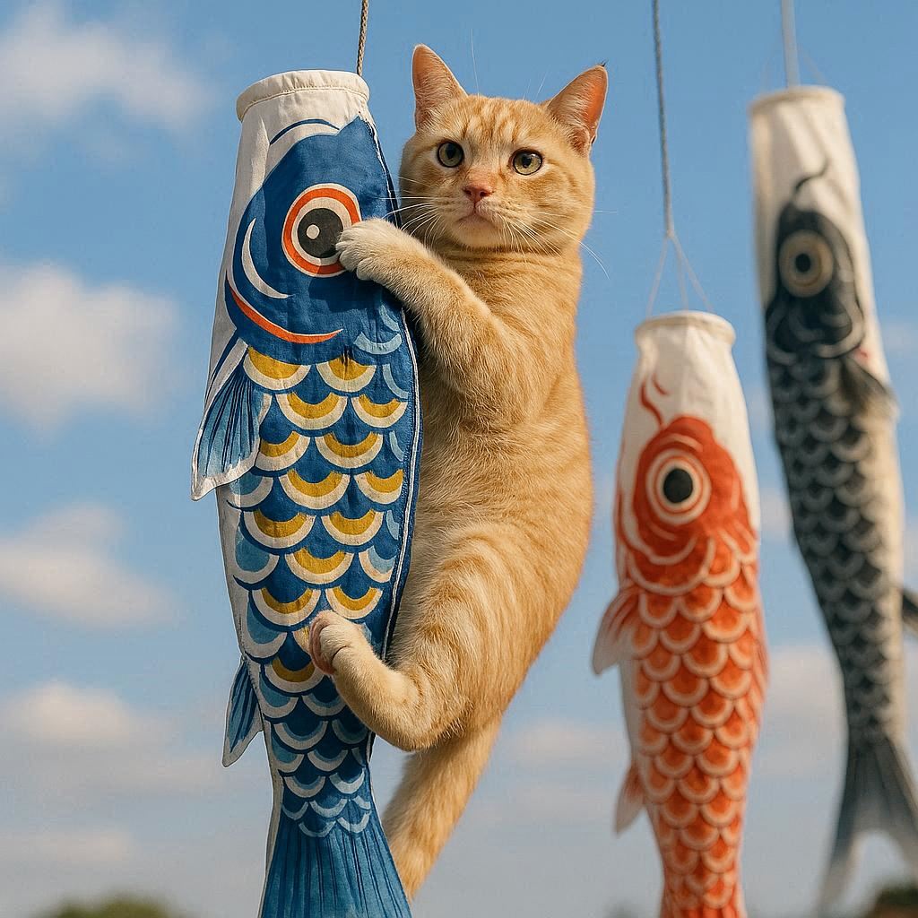 のぼる猫
