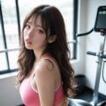 汗だく女子09 2枚目