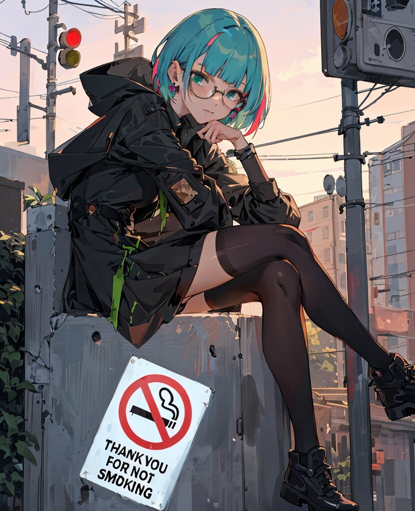 暮れなずむ街角にて