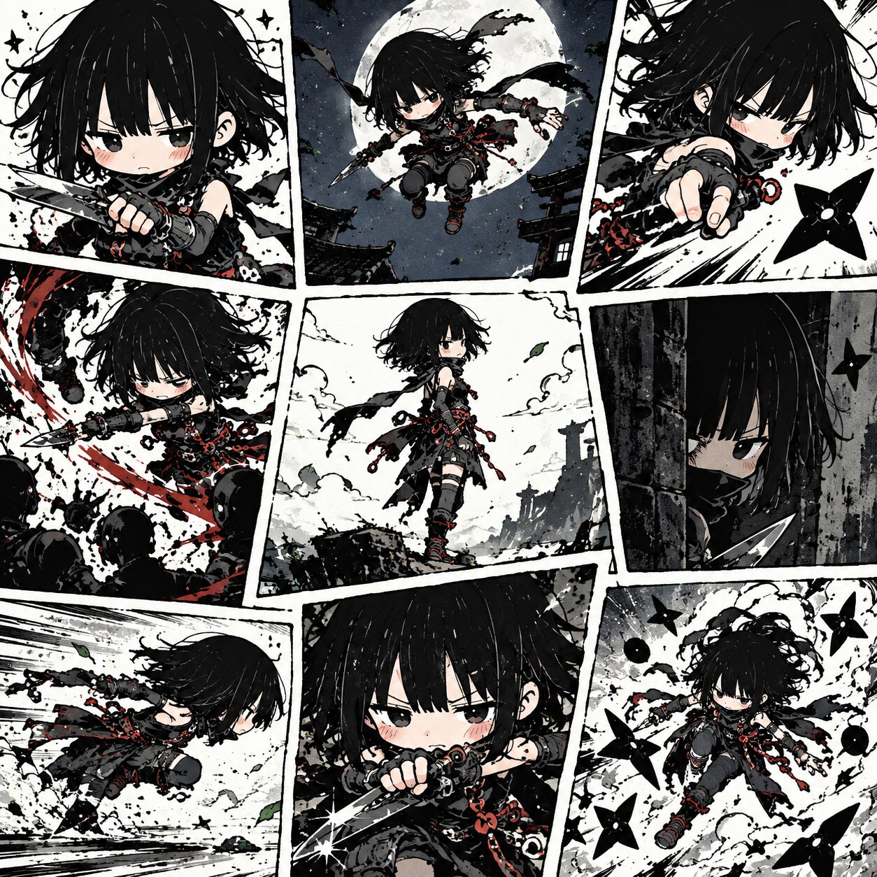 アクション | の人気AIイラスト・グラビア