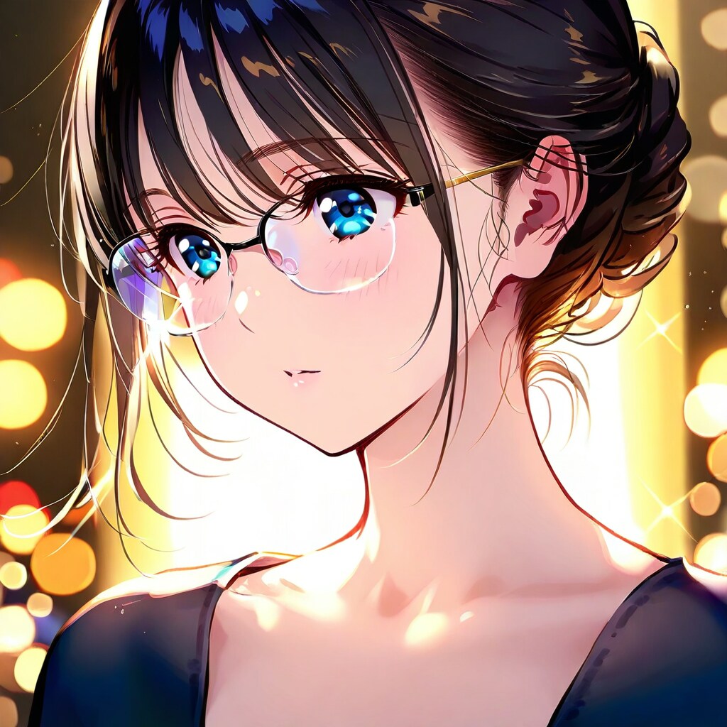 眼鏡美人