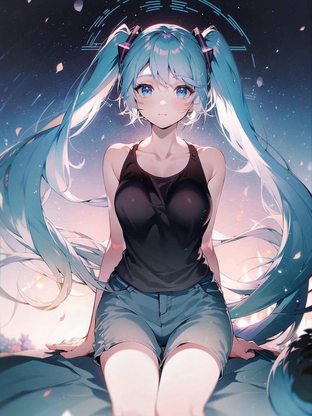 初音未來 初音ミク Miku VOCALOID ツインテール