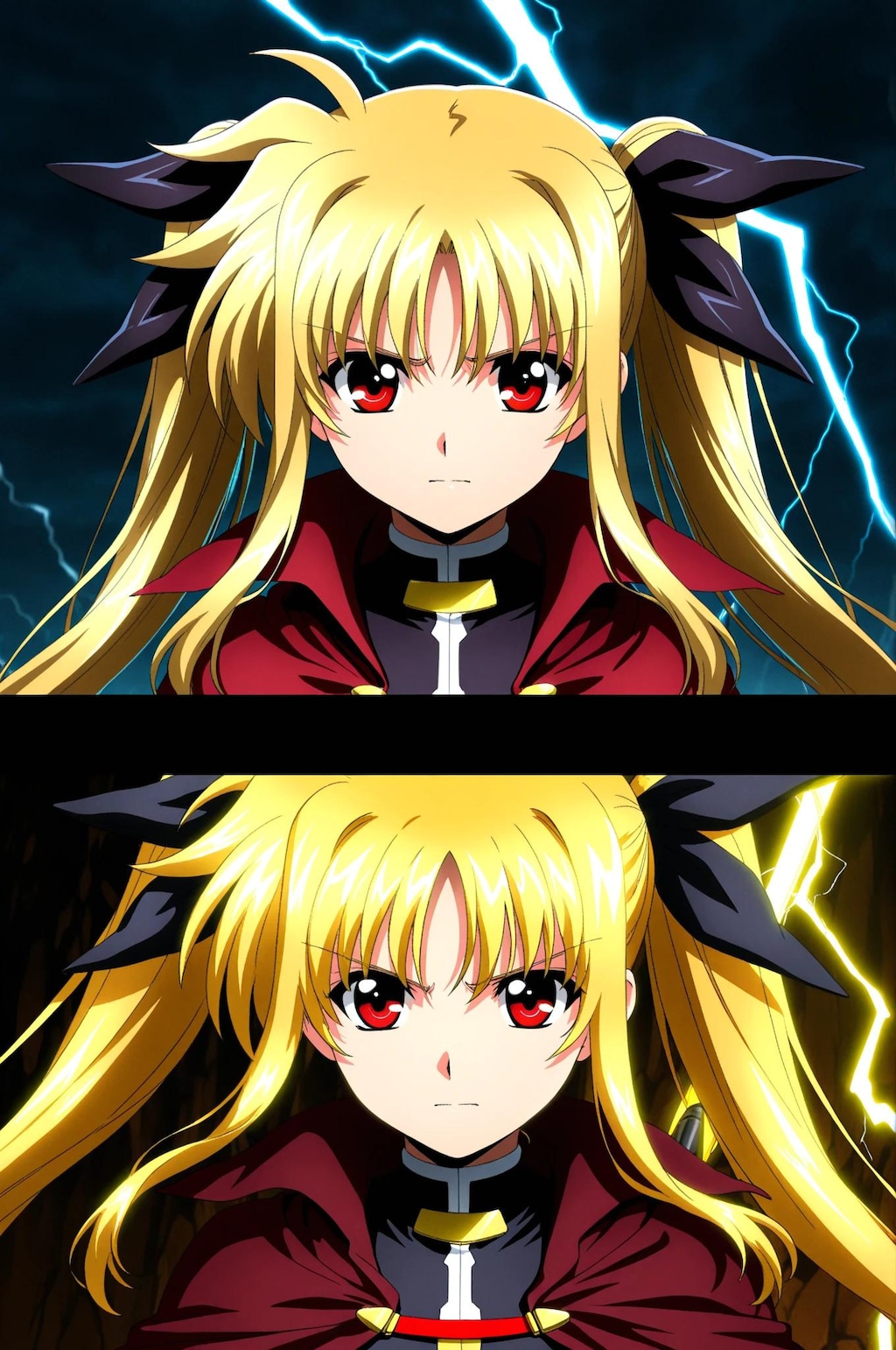 フェイト➡　ピカッ