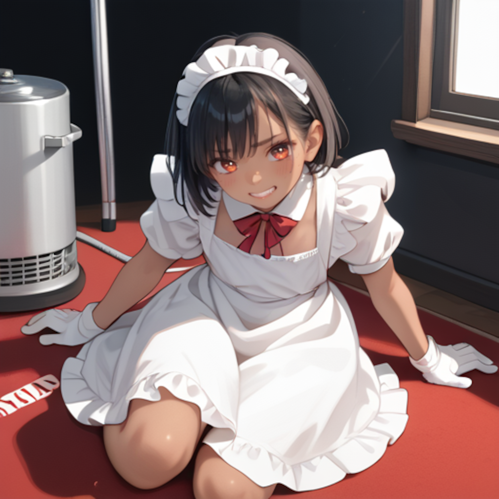 掃除機にたどり着けない