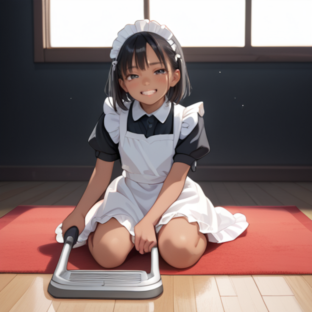 掃除機にたどり着けない