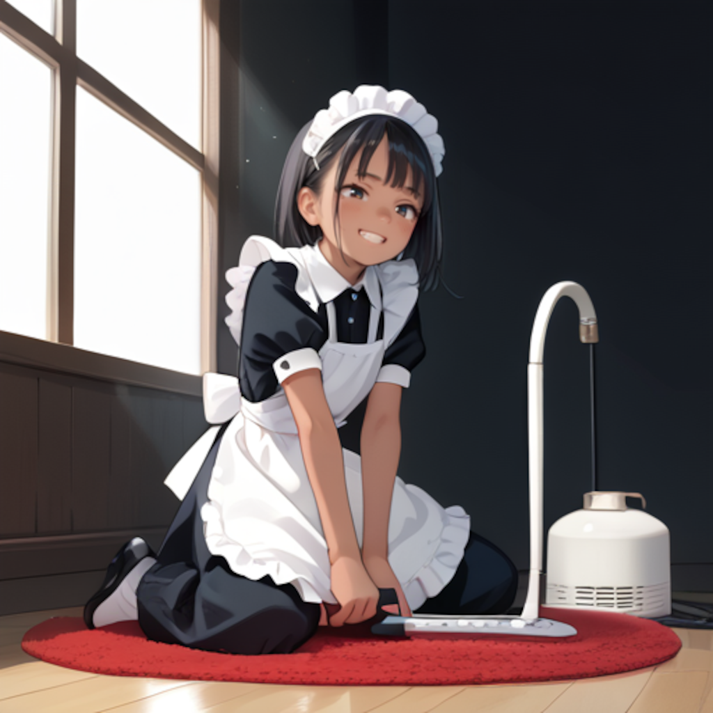 掃除機にたどり着けない